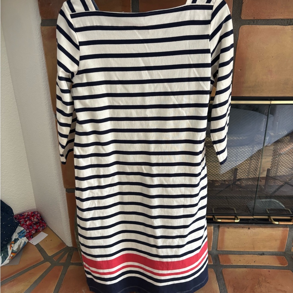 L.L Bean Mariner Striped Dress NWT size small - Picture 4 of 4